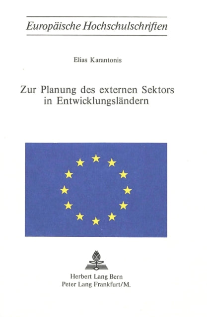 Book cover of: Zur Planung des externen Sektors in Entwicklungslaendern