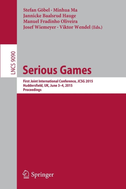 Book cover of: Serious Games. By: Stefan Göbel
