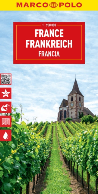 Book cover of: France Marco Polo Map