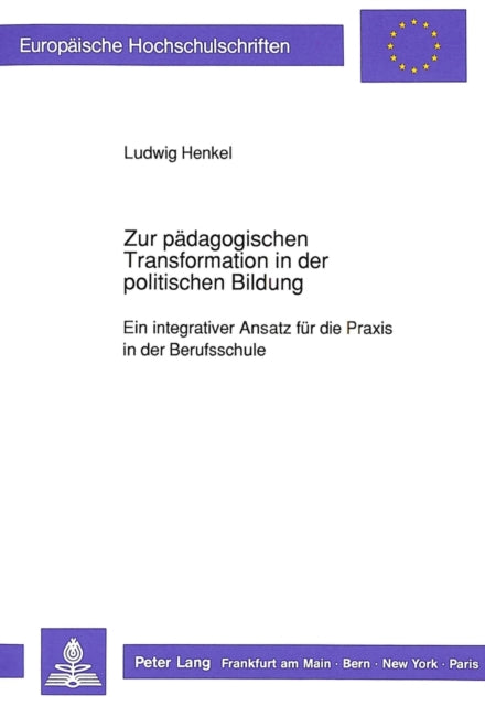 Book cover of: Zur paedagogischen Transformation in der politischen Bildung