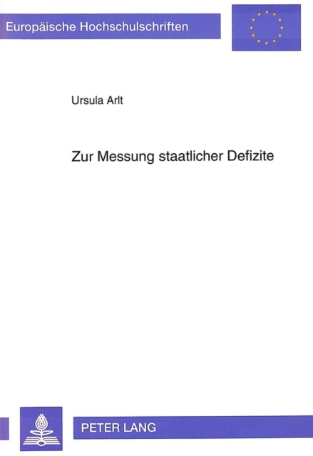 Book cover of: Zur Messung staatlicher Defizite