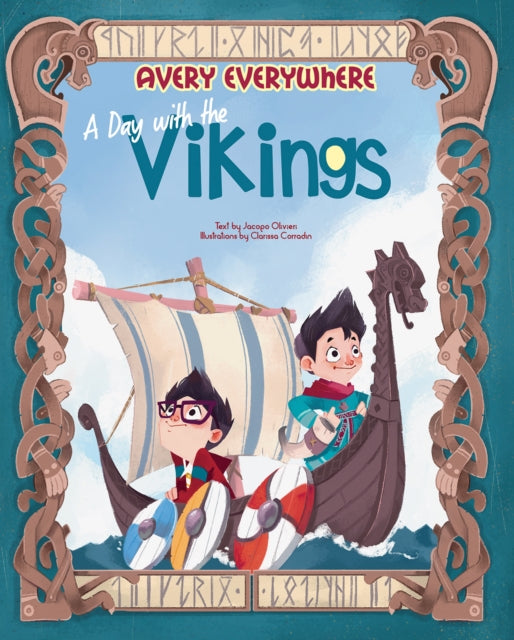 Book cover of: Day with the Vikings. By: Corradin OLIVIERI