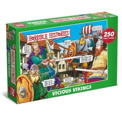 Horrible Histories Children's 250 Piece Jigsaw Puzzle - Vicious Vikings