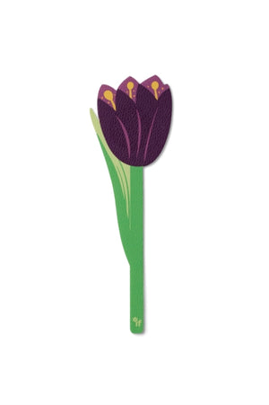 Flower Bookmarks - Purple Tulip