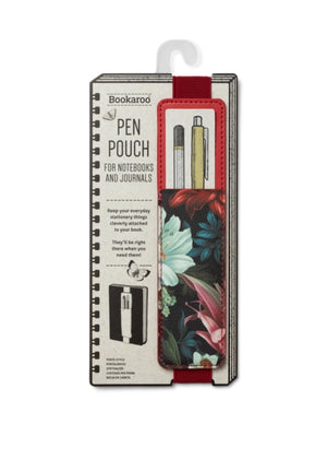 Bookaroo Pen Pouch - Dark Floral