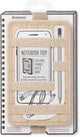 Book cover of: Bookaroo Notebook Tidy - Gold