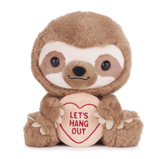 Book cover of: Love Hearts 7" Sloth - Hang Out Plush Gift