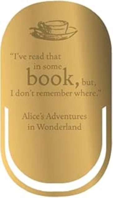 Book cover of: Bookmark Metal - Pulteney Press (Alice)