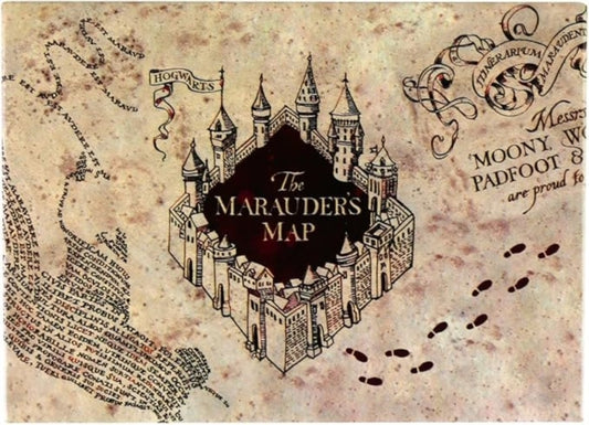 Book cover of: Magnet Metal - Harry Potter (Marauder's Map)