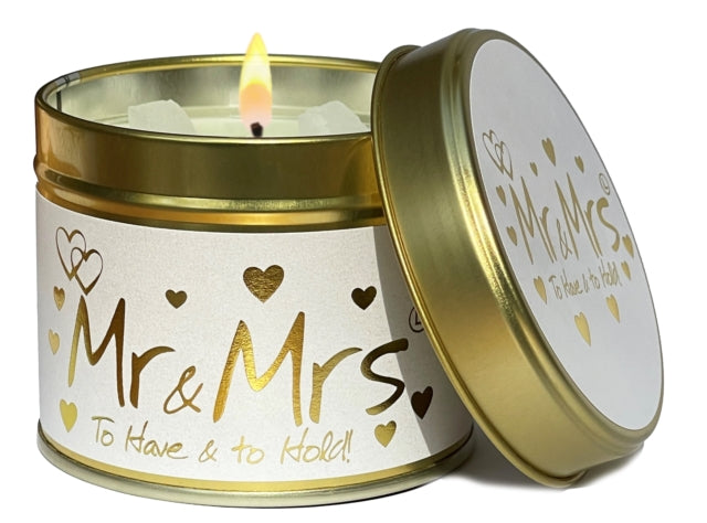 Mr & Mrs - Scented Tin Candle