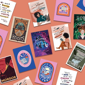 Bookishly Postcards Random Pack of 50