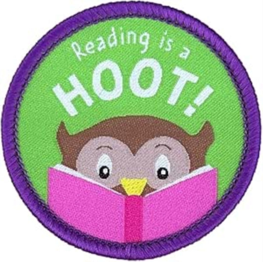 Book cover of: Reading is a Hoot Sew On Patch