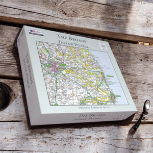 OS Map 500 Piece Premium Jigsaw Puzzle - The Broads