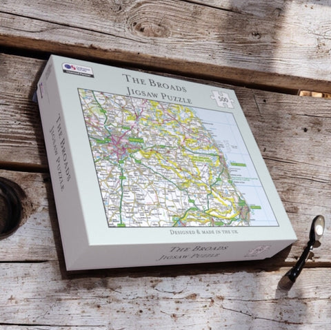 OS Map 500 Piece Premium Jigsaw Puzzle - The Broads