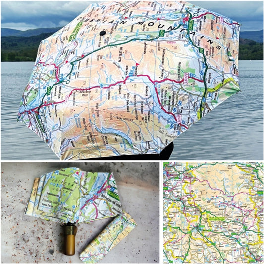 Book cover of: OS Map Premium Umbrella - Peak District National Park