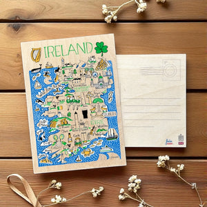 Julia Gash Wooden Postcard - Ireland