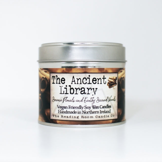 Book cover of: Ancient Library- Scented Soy Candle- Serene Florals and Earthy Sacred Woods