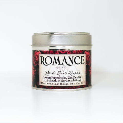 Romance- Scented Soy Candle- Rich Red Roses