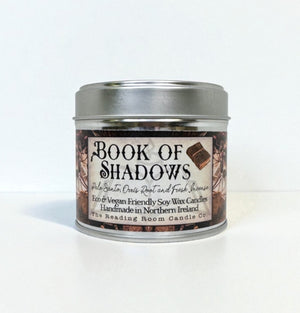 Book of Shadows- Scented Soy Candle - Palo Santo, Orris Root and Fresh Incense