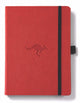 Dingbats A5+ Wildlife Red Kangaroo Notebook - Plain