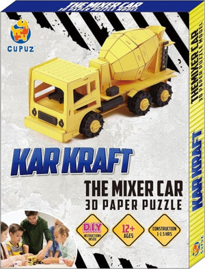 Mixer Truck Card Puzzle