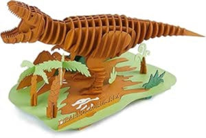 Tyrannosaurus Rex Scene Card Puzzle