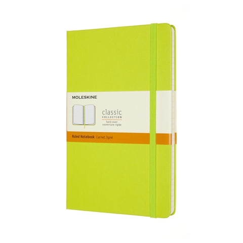 Moleskine Large Ruled Hardcover Notebook: Lemon Green