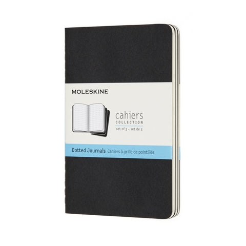 Moleskine Cahier Journals Pocket Dot Black