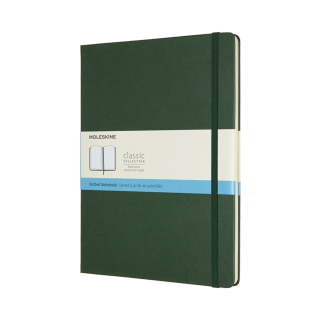 Moleskine Extra Large Dotted Hardcover Notebook: Myrtle Green