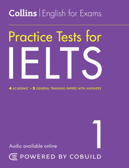 Book cover of: IELTS Practice Tests Volume 1. By: HarperCollins UK