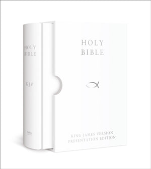 HOLY BIBLE: King James Version (KJV) White Presentation Edition