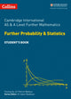 Book cover of: Cambridge International AS & A Level Further Mathematics Further Probability and Statistics Student’s Book. By: Yimeng Gu