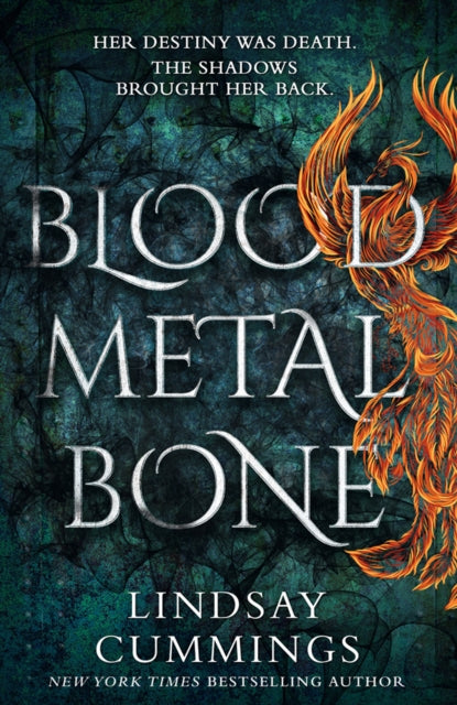 Book cover of: Blood Metal Bone. By: Lindsay Cummings