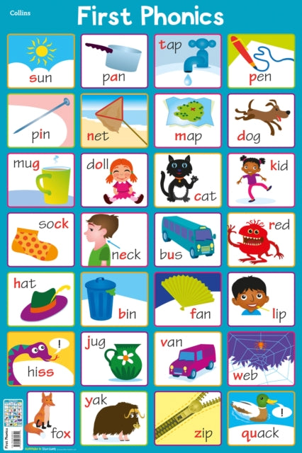 Book cover of: First Phonics. By: Steve Evans