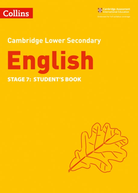 Lower Secondary English Student's Book: Stage 7 9780008340834 Julia Burchell