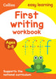 First Writing Workbook Ages 3-5, Ideal for Home Learning 9780008387877 Collins Easy Collins Easy Learning