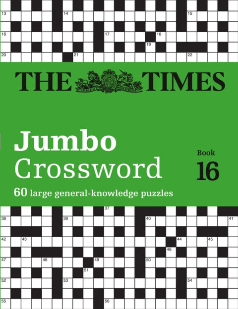 Times 2 Jumbo Crossword Book 16, 60 Large General-Knowledge Crossword Puzzles