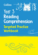 Book cover of: Year 3 Reading Comprehension Targeted Practice Workbook. By: Collins Collins KS2