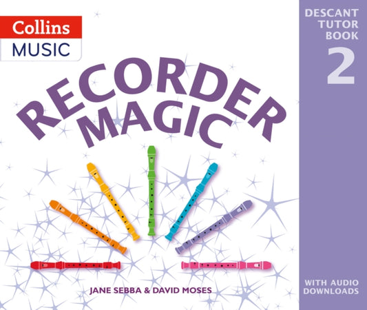 Book cover of: Recorder Magic: Descant Tutor Book 2. By: Jane Sebba