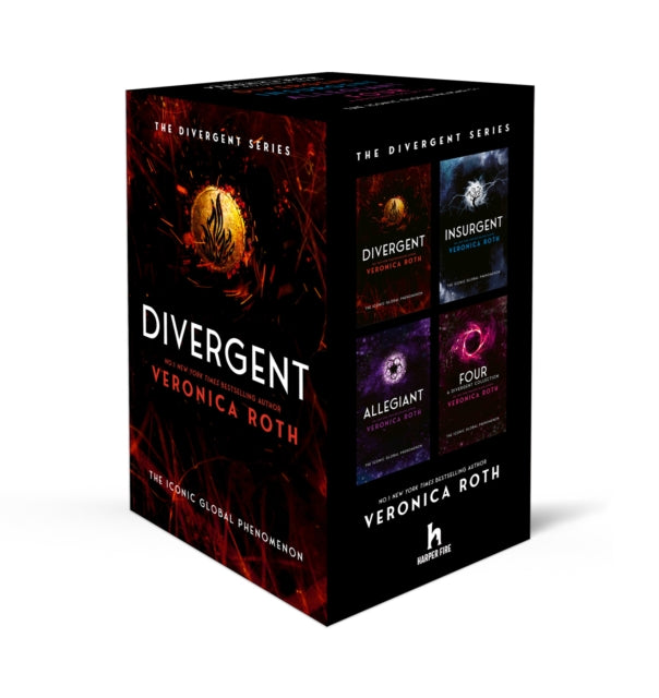 Book cover of: Divergent Series Box Set (Books 1-4). By: Veronica Roth