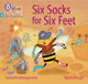 Book cover of: Six Socks for Six Feet. By: Samantha Montgomerie