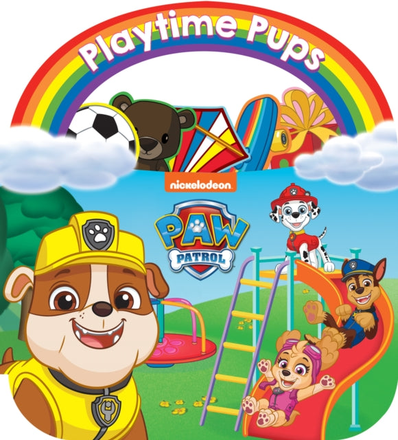 Book cover of: PAW Patrol Playtime Pups: A Carry-Along Board Book