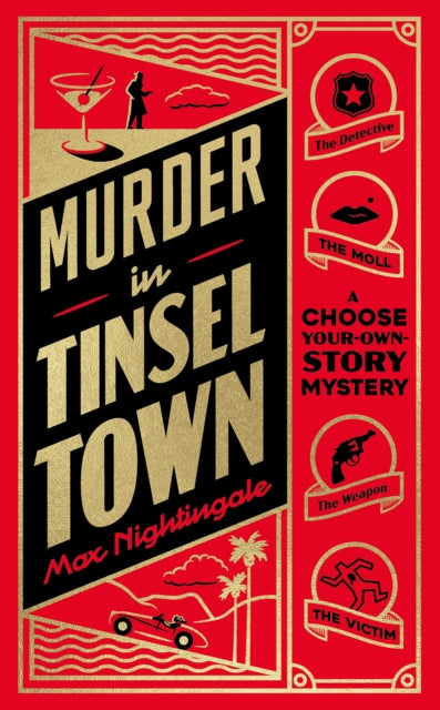 Book cover of: Murder in Tinseltown. By: Max Nightingale