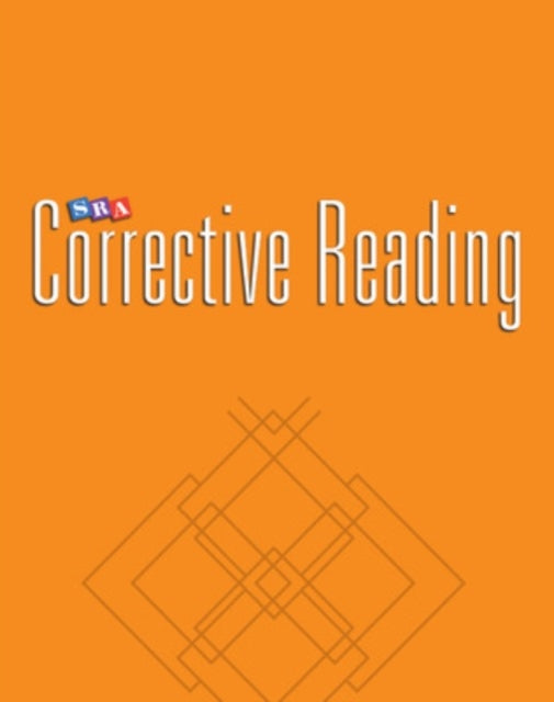 Book cover of: Corrective Reading Decoding Level A, Teacher Material. By: Engelmann