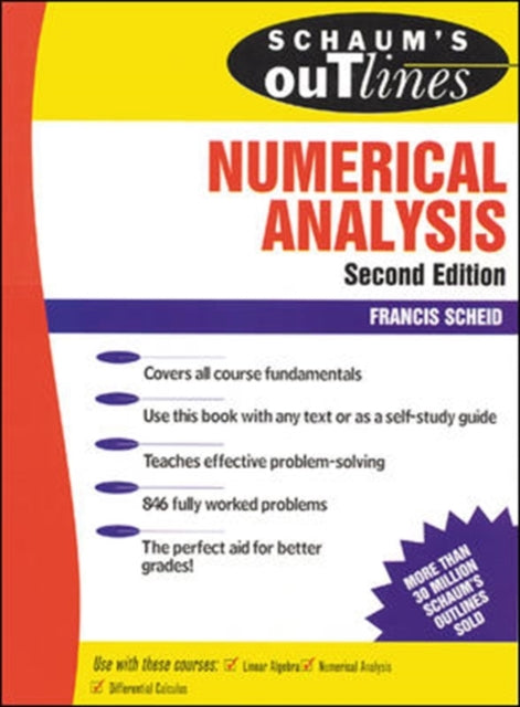 Book cover of: Schaum's Outline of Numerical Analysis