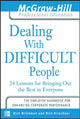 Book cover of: Dealing with Difficult People. By: Dr. Rick Brinkman