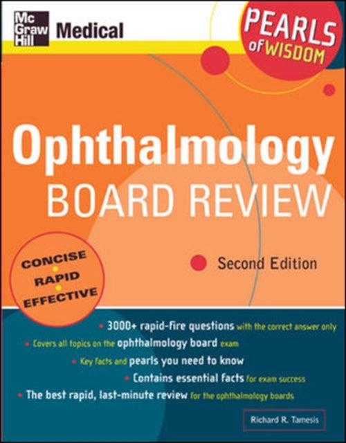 Book cover of: Ophthalmology Board Review: Pearls of Wisdom, Second Edition