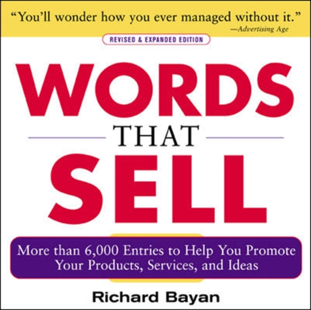 Book cover of: Words that Sell, Revised and Expanded Edition