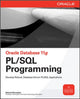 Book cover of: Oracle Database 11g PL/SQL Programming. By: Michael McLaughlin