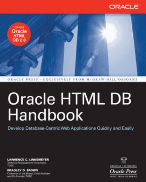 Book cover of: Oracle HTML DB Handbook. By: Lawrence C. Linnemeyer